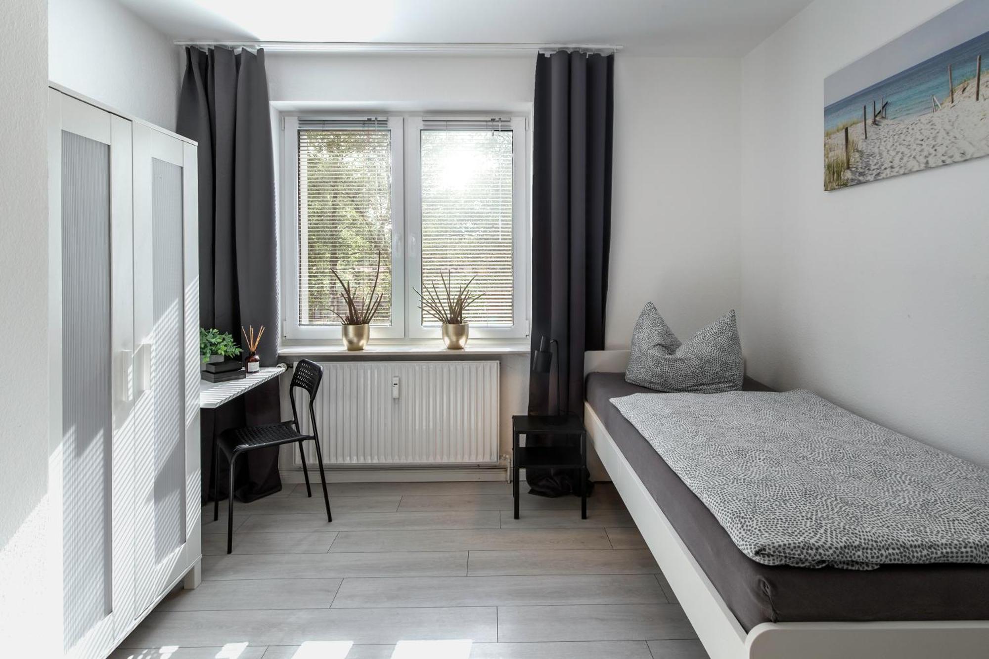 Ferienwohnung Arkadia Zentrale Norderstedt Exteriör bild
